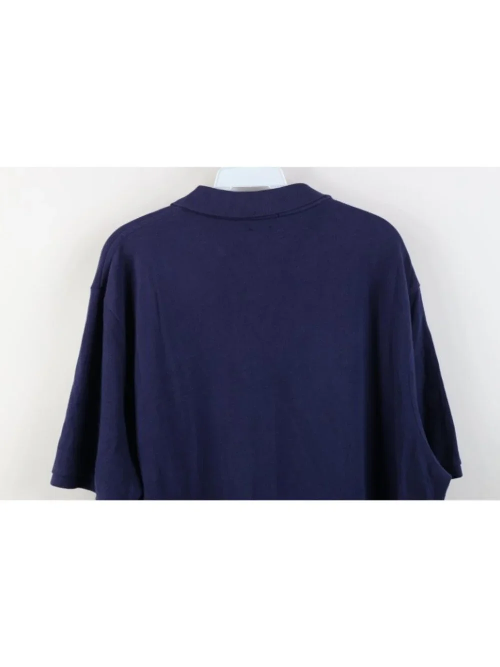 Vintage Ralph Lauren Mens Large Spell Out CP RL 93 Collared Golf Polo Shirt Blue